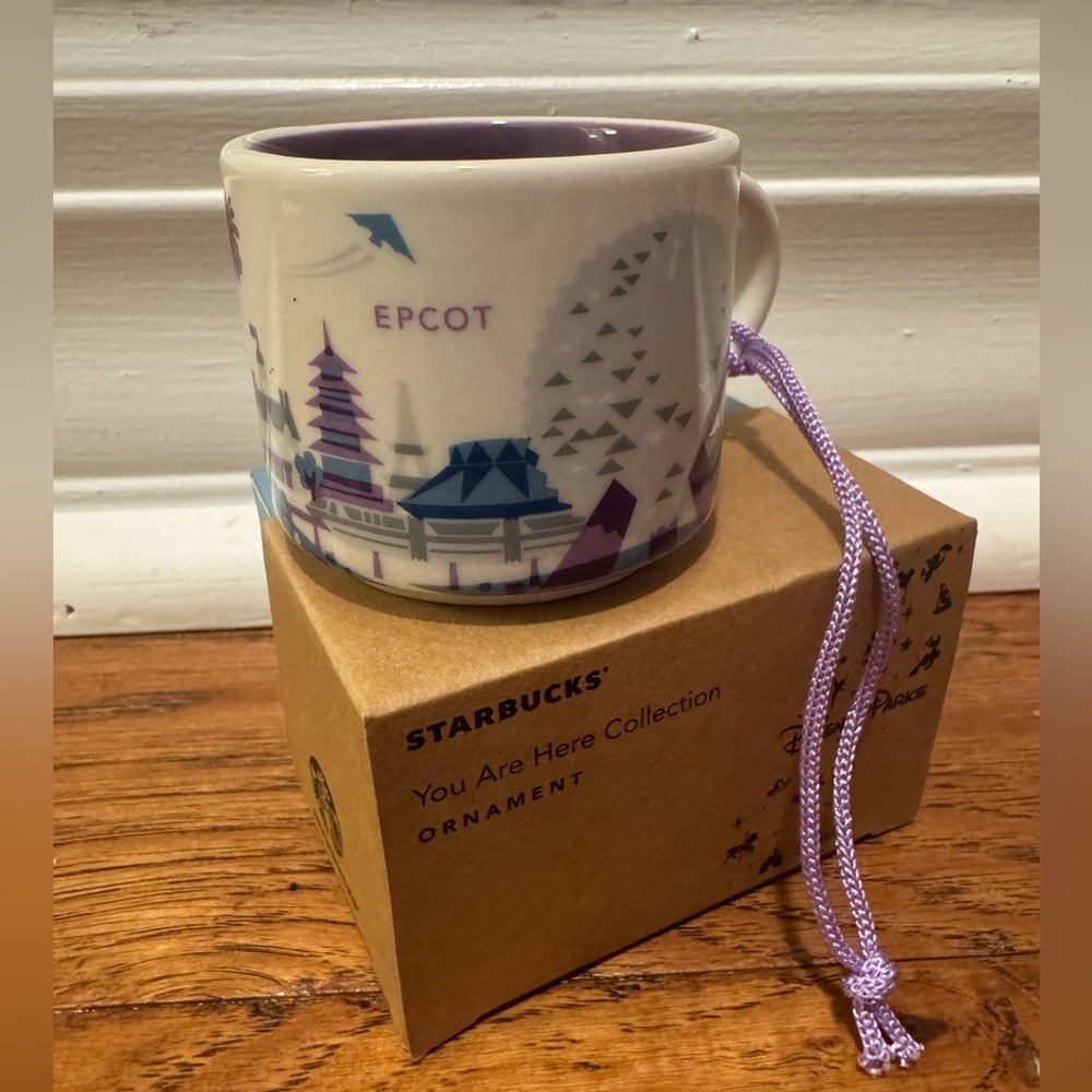 Starbucks You Are Here series 1
Disney World Epcot mini mug ornament